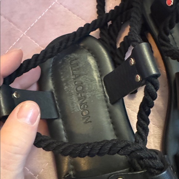 ULLA JOHNSON EVA ROPE TIE FLAT SANDALS 41 - Picture 7 of 8